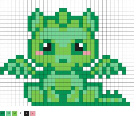 Dragon Perler Beads (20 Free Patterns!) - DIY Candy