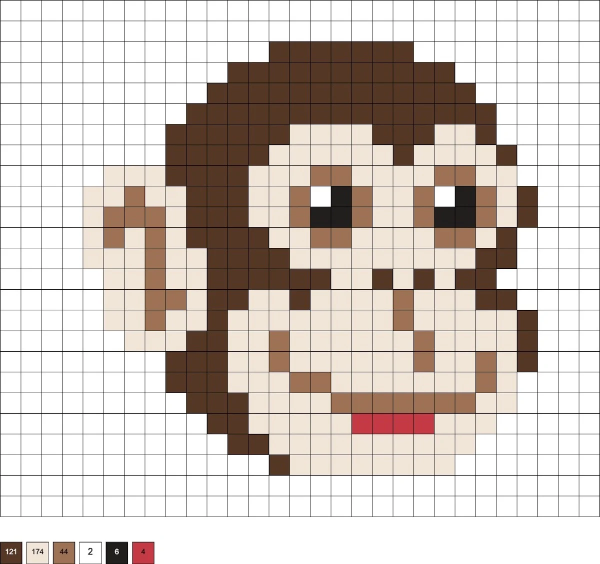 perler monkey