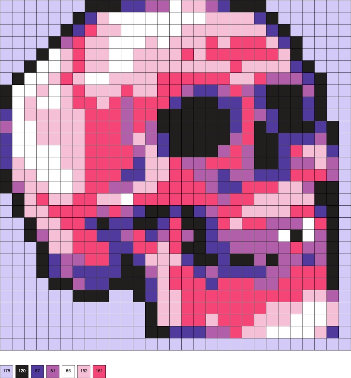 Skeleton Fuse Bead Pattern