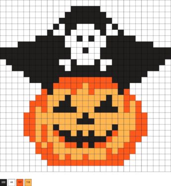 Pumpkin Perler Beads (30+ Free Patterns) - DIY Candy