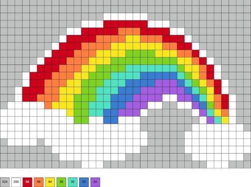 Rainbow Perler Beads (20+ Free Patterns) - DIY Candy