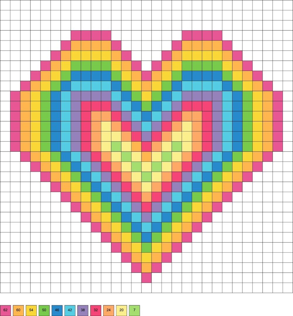 Rainbow Perler Beads (20+ Free Patterns) - DIY Candy