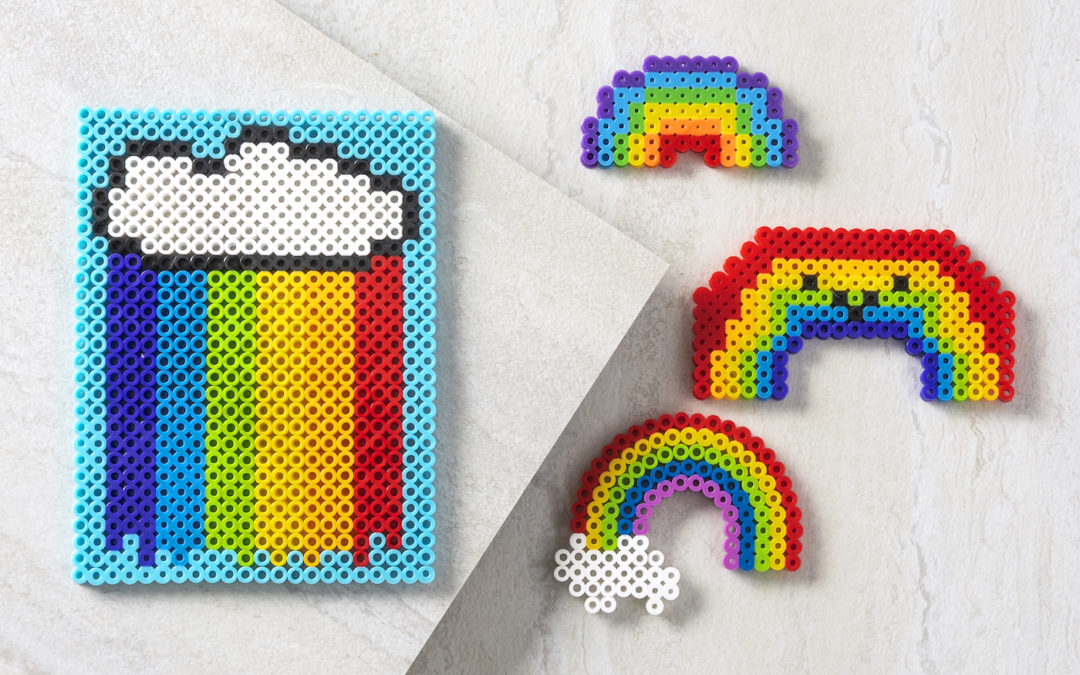 Rainbow Perler Beads (20+ Free Patterns) - DIY Candy