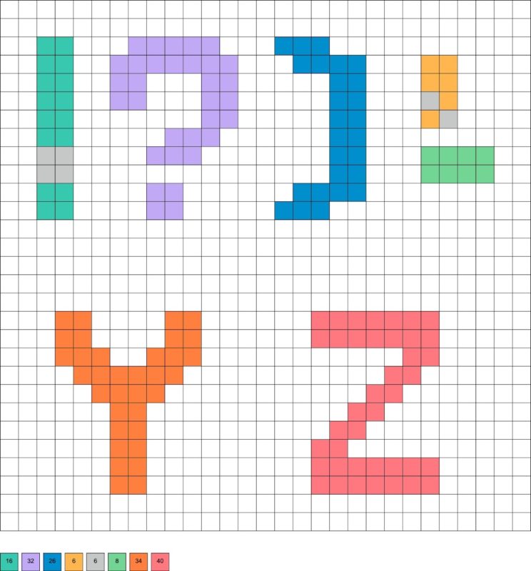 Perler Bead Letters (Six Alphabets) - DIY Candy