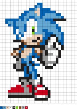 Sonic Perler Beads (30+ Free Patterns) - DIY Candy