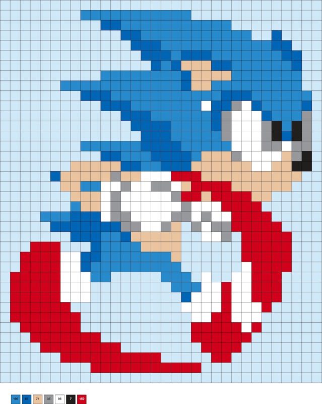 Sonic Perler Beads (30+ Free Patterns) - DIY Candy