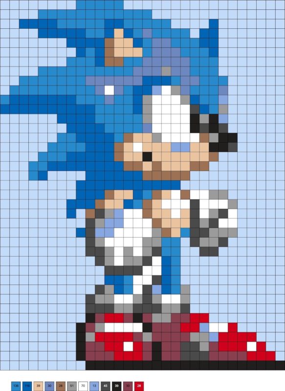 Sonic Perler Beads (30+ Free Patterns) - Diy Candy