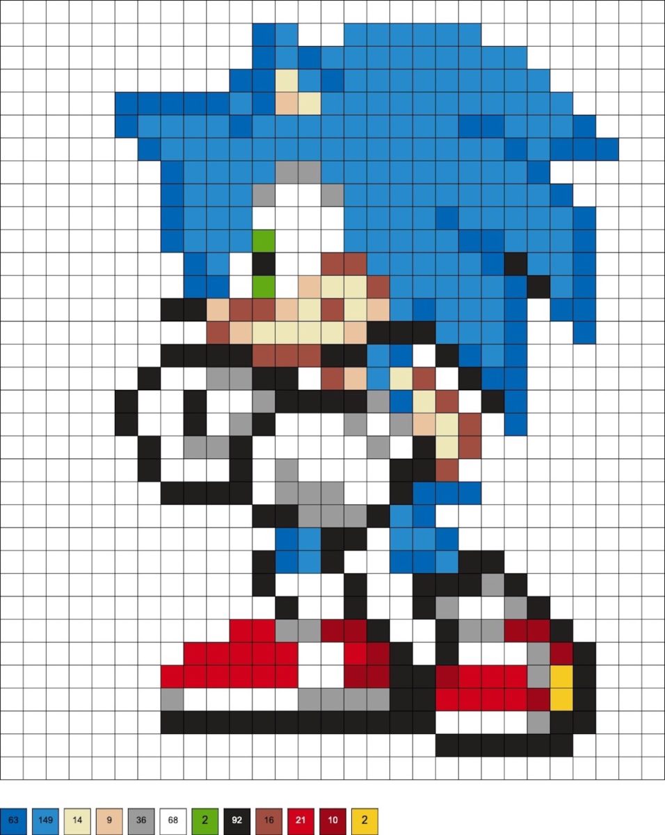 Sonic Perler Beads (30+ Free Patterns) - DIY Candy