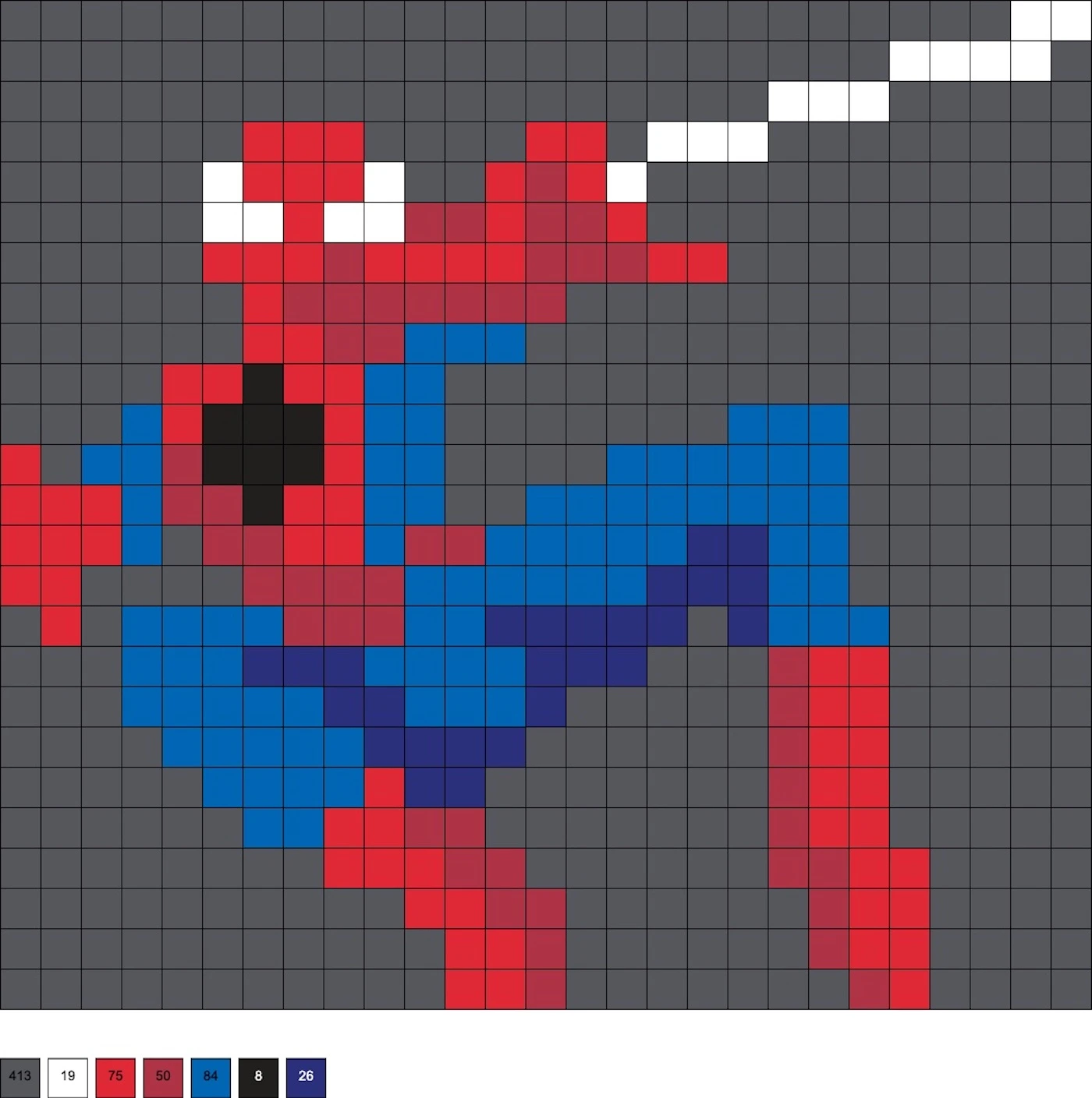 spider man melting beads