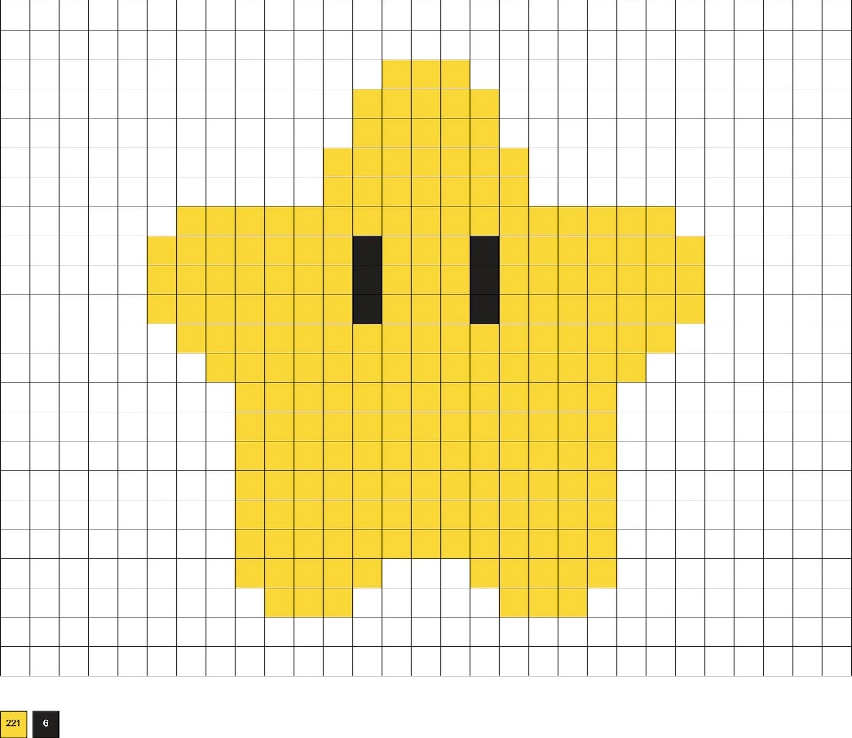 star perler bead pattern