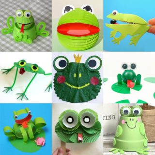 frog crafts for kids of all ages