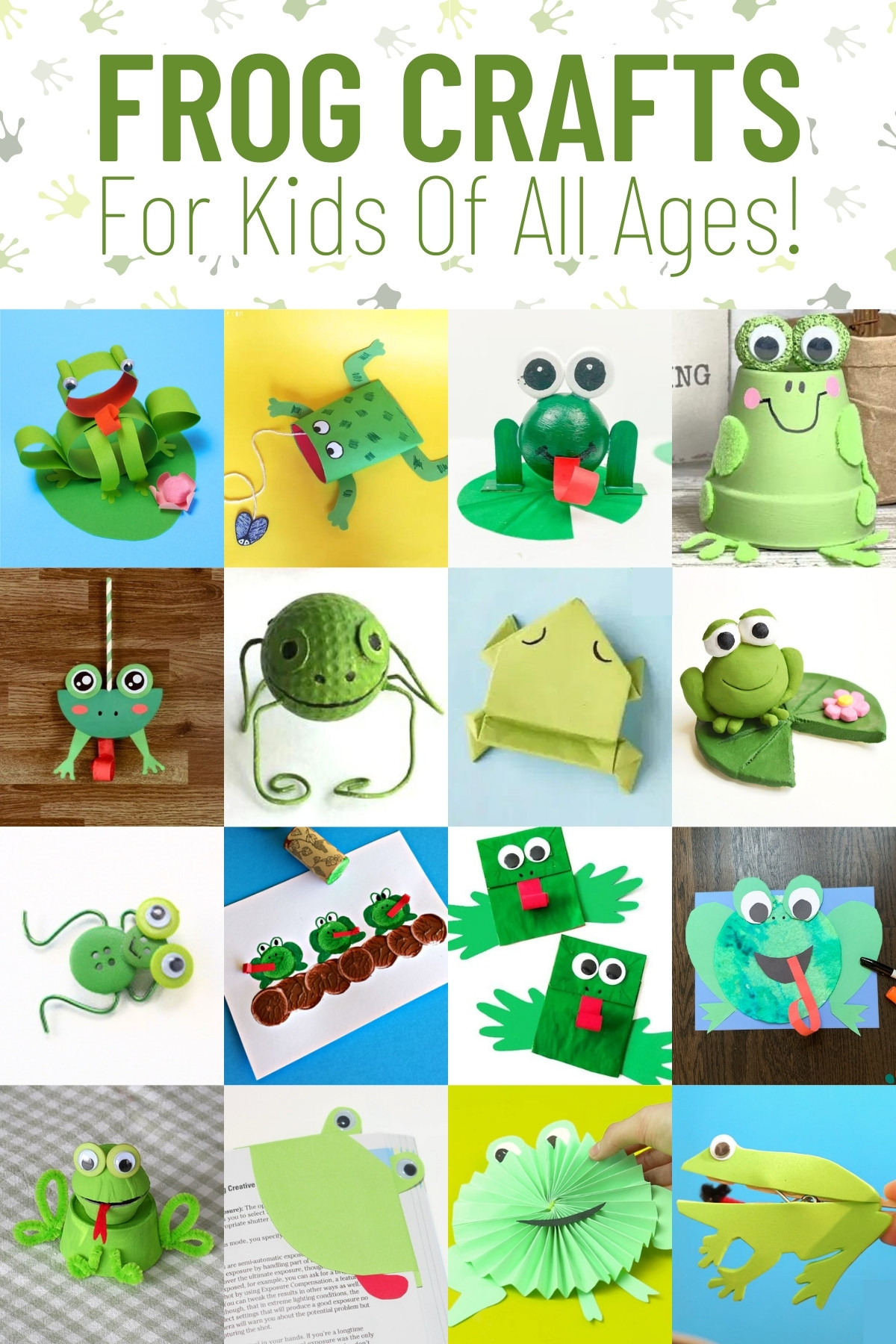 frog crafts for kids of all ages