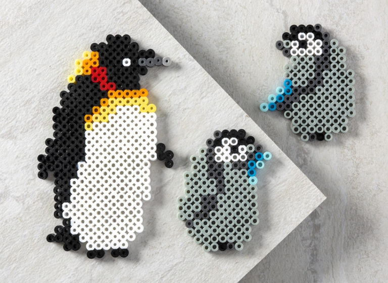 penguin perler beads