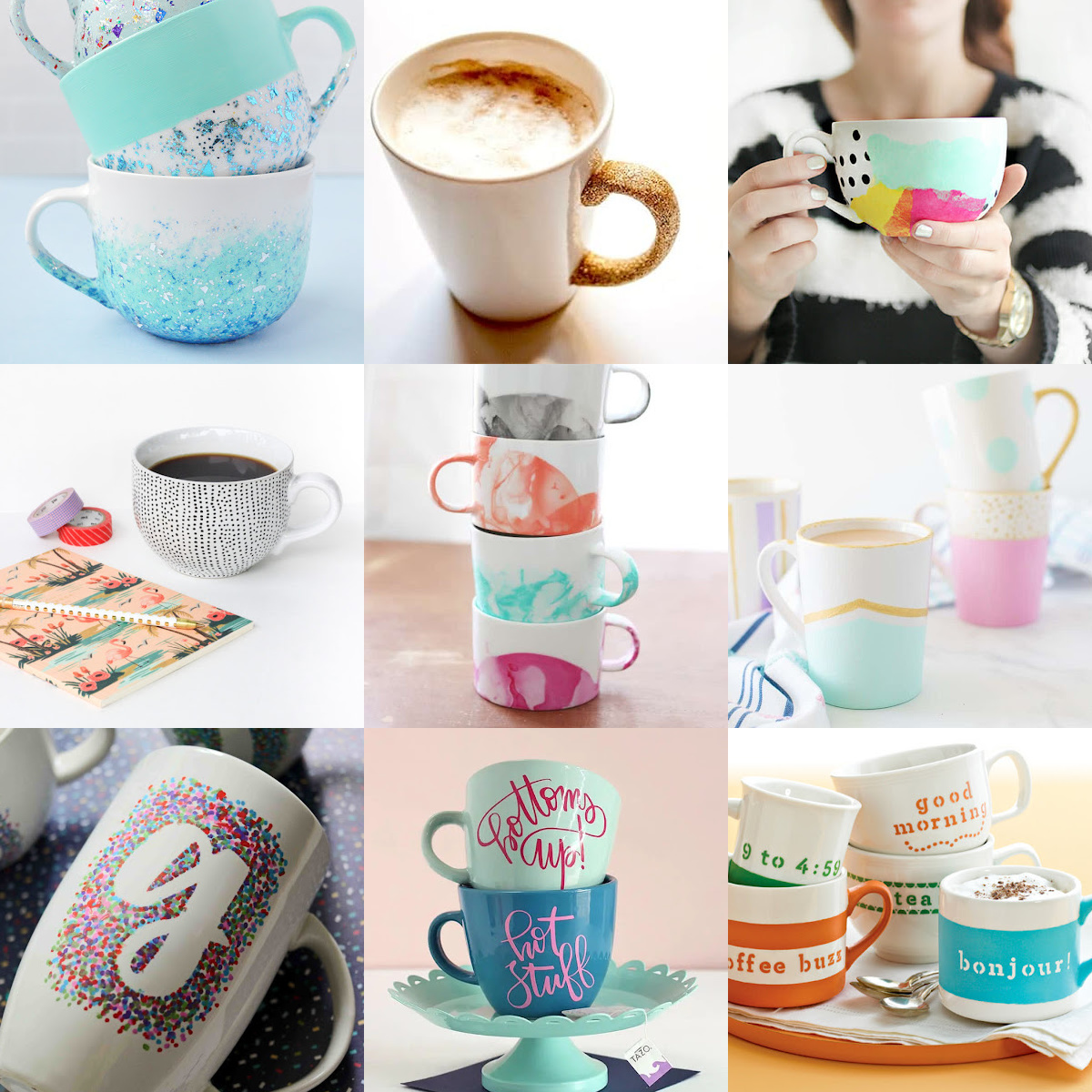 Coffee Mug Aesthetic, Clear mugs, cute glass mug, coffee mugs diy vinyl