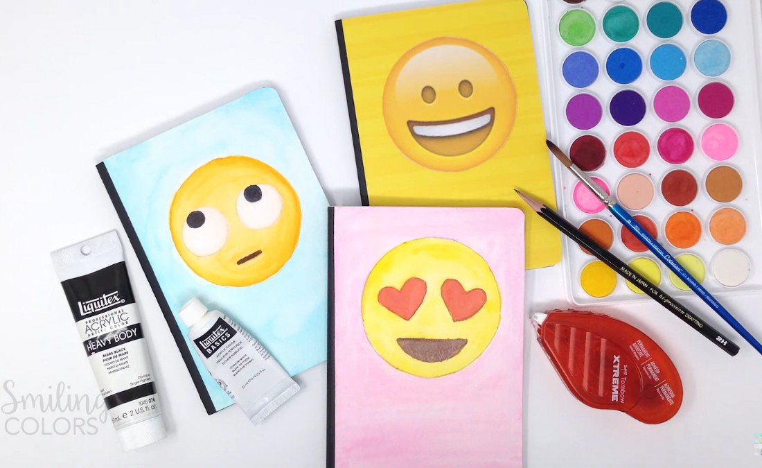 DIY Emoji Notebook Video Tutorial