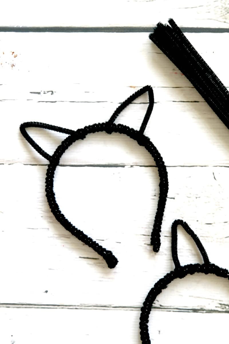 DIY Cat Ears Headband for Costume, Halloween, or Cosplay