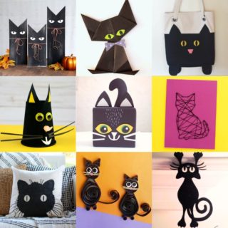 black cat craft ideas for halloween and beyond