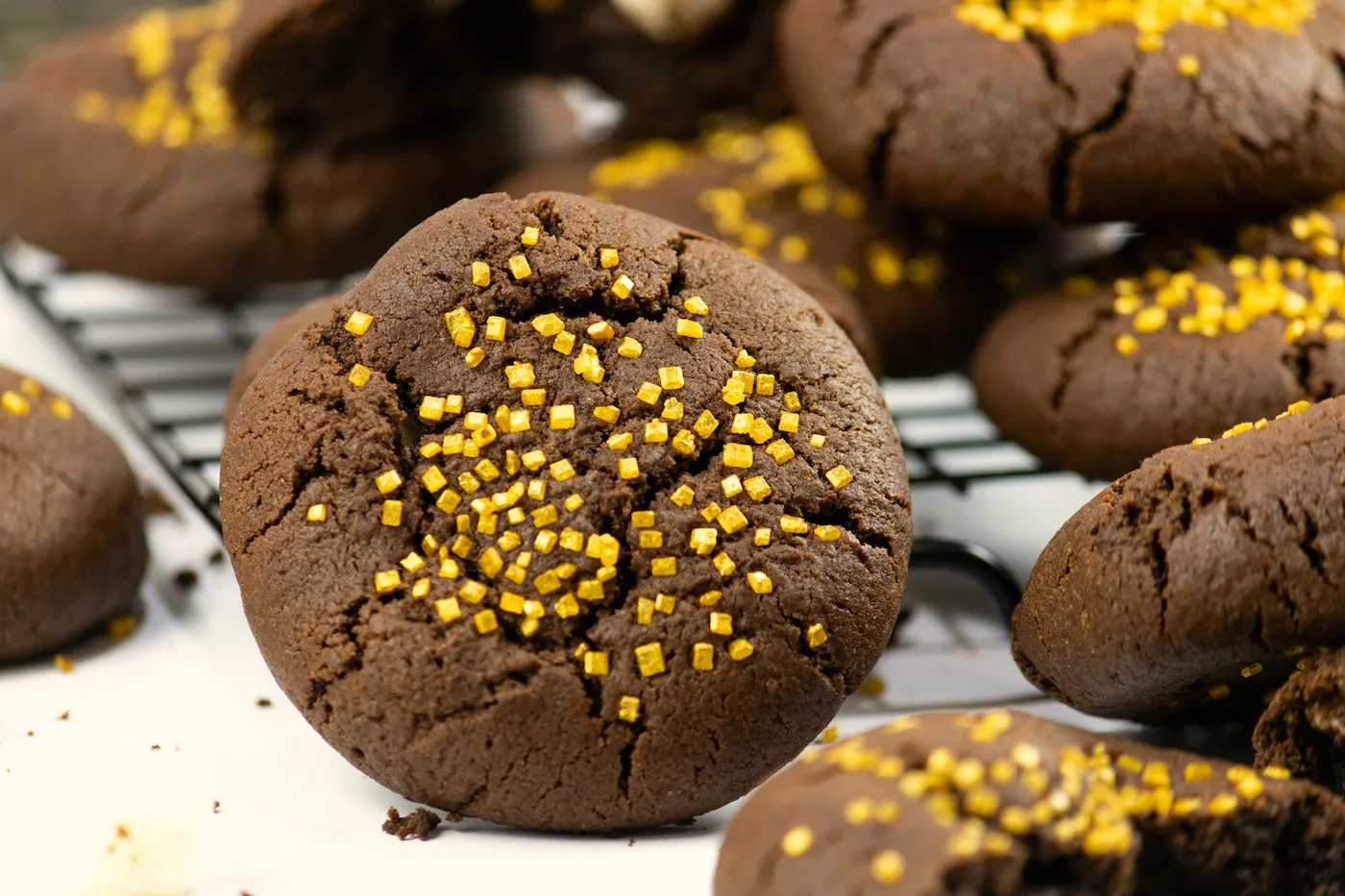 chocolate and marshmallow cookies
