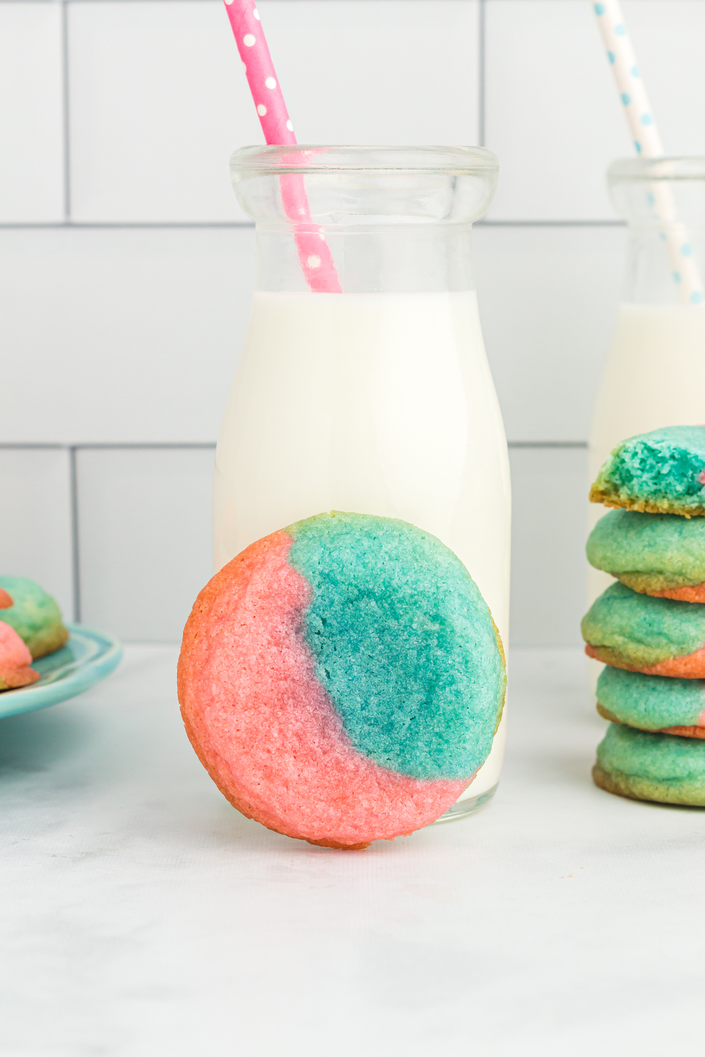 cotton candy sugar cookies