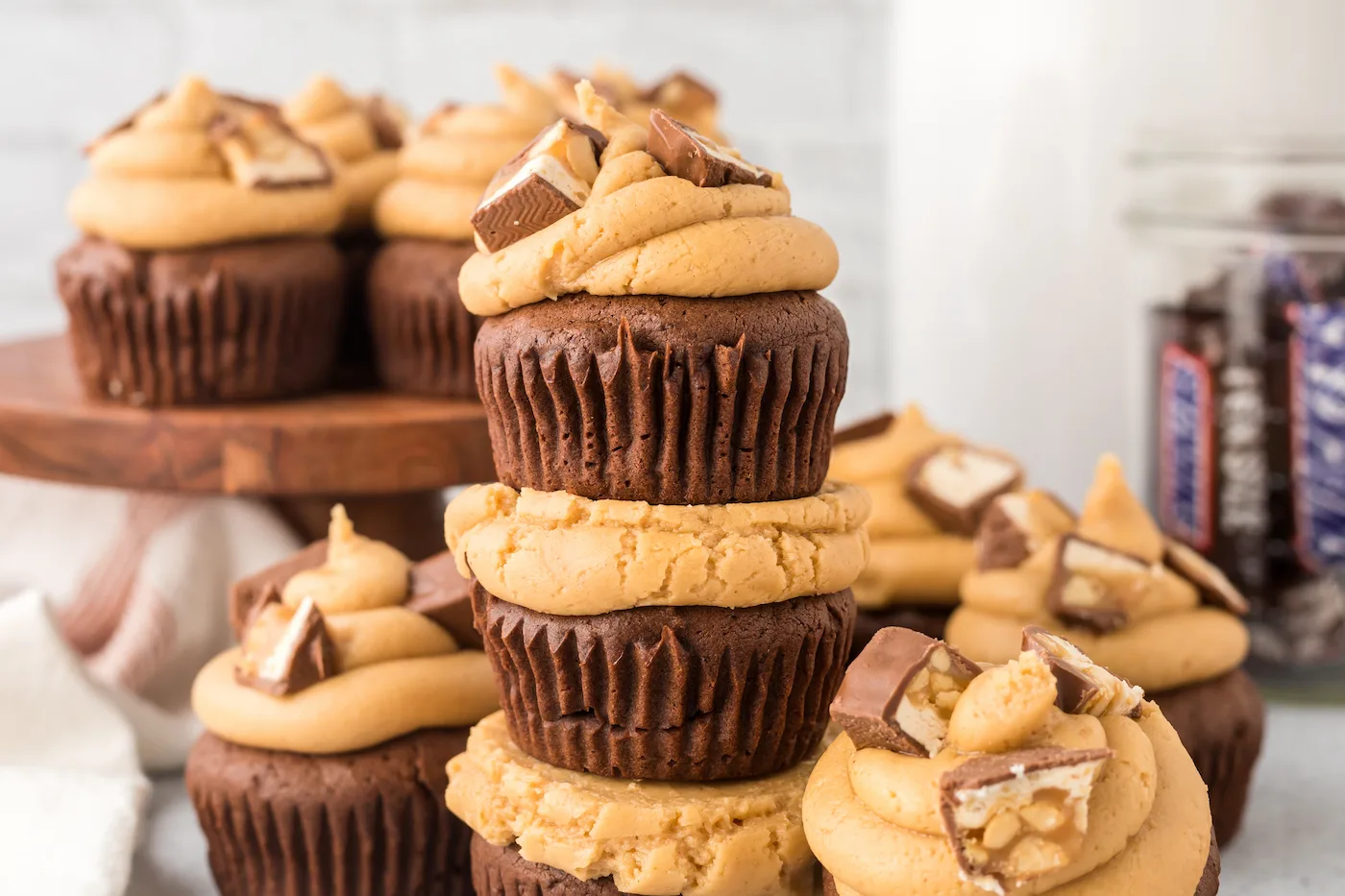 cupcakes with Snickers