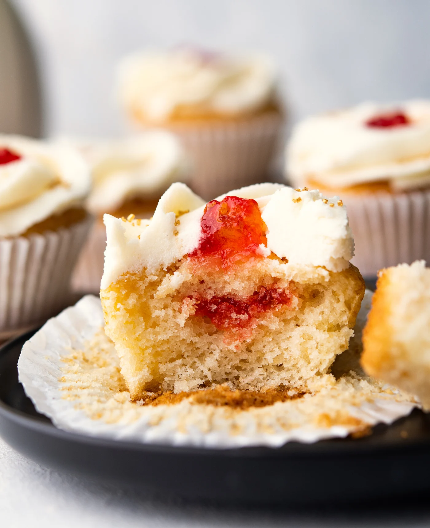 cupcakes with jam