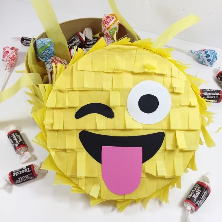 emoji pinata gift box diy