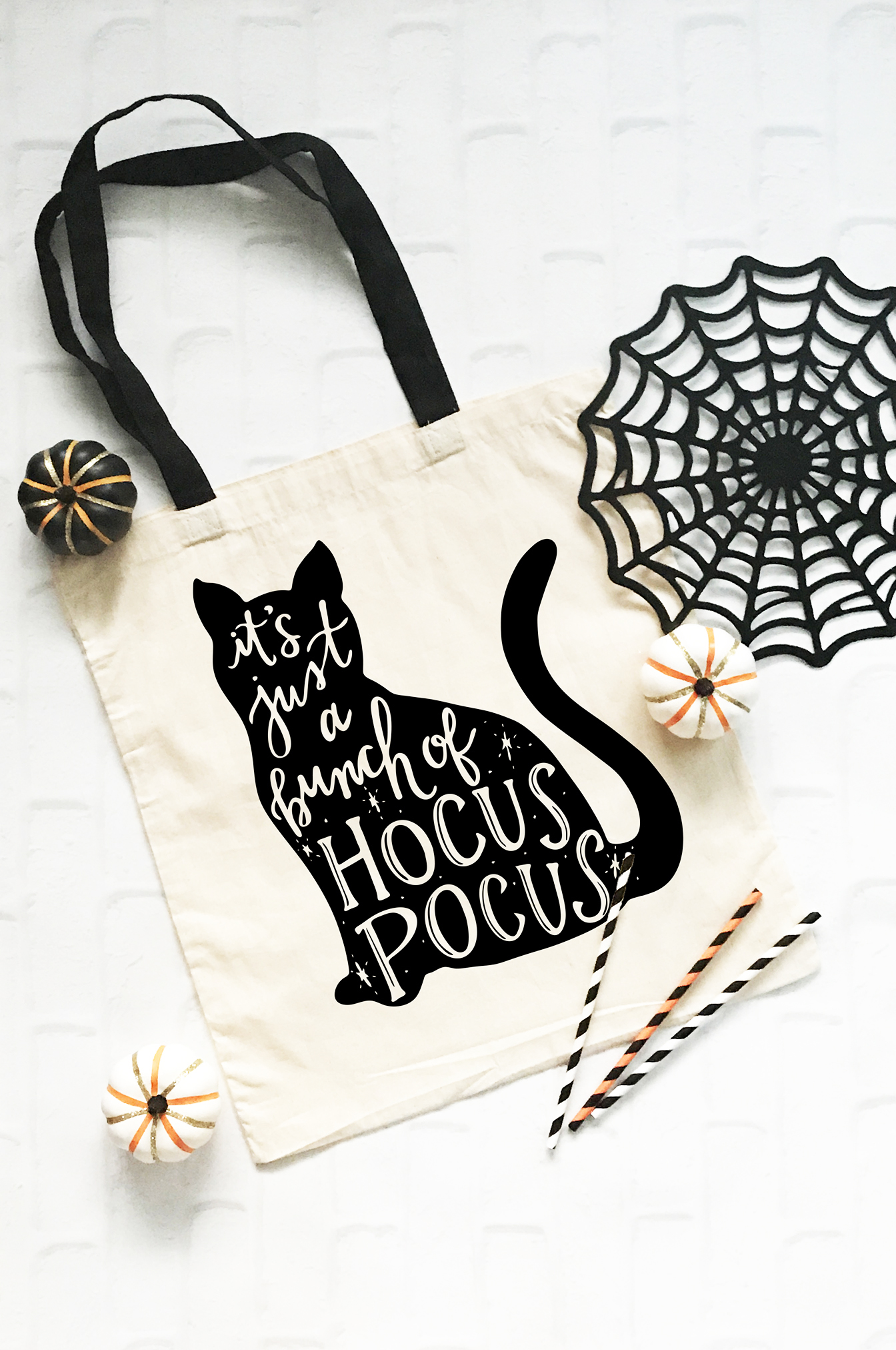 free halloween svg file for hocus pocus diy tote bag