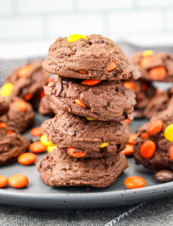 reeses pieces chocolate cookies