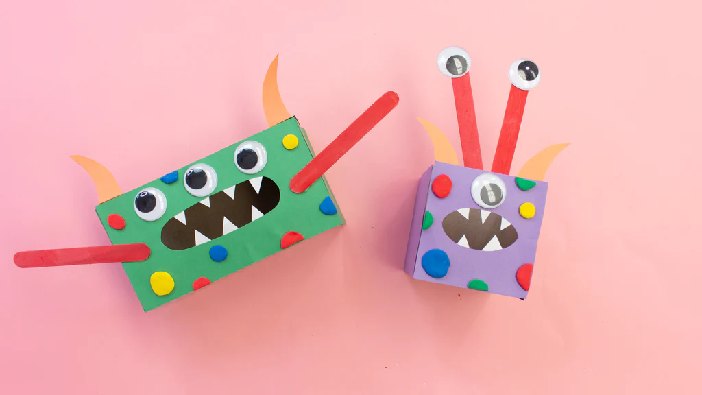 tissue box monsters diy