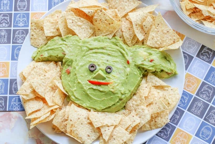 Baby Yoda Guacamole Platter