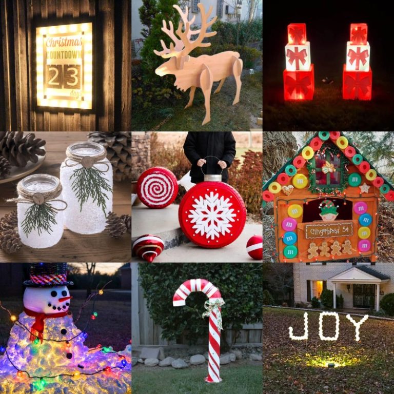 DIY Outdoor Christmas Decorations