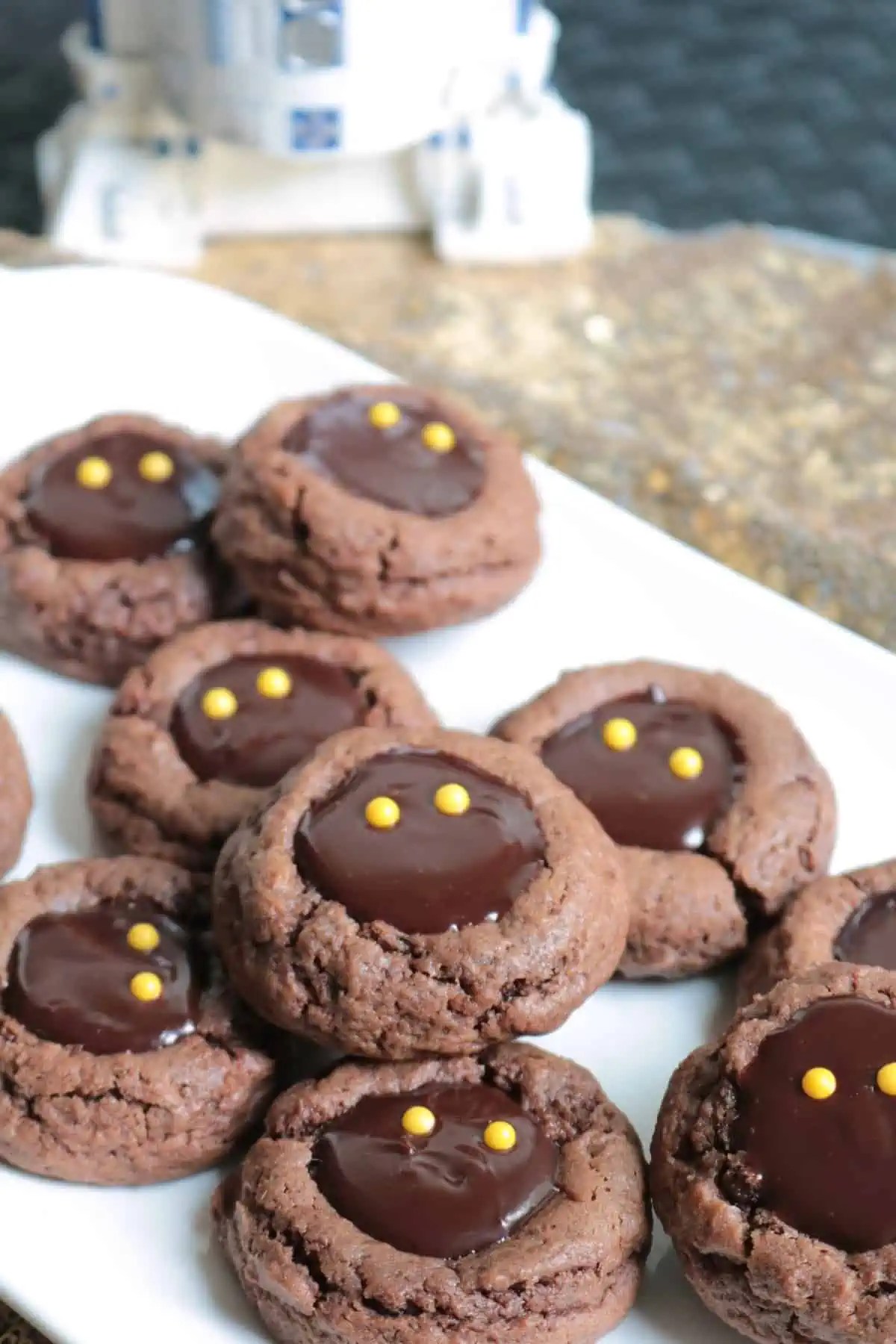 Double Chocolate Thumbprint Cookies (Jawa Cookies)