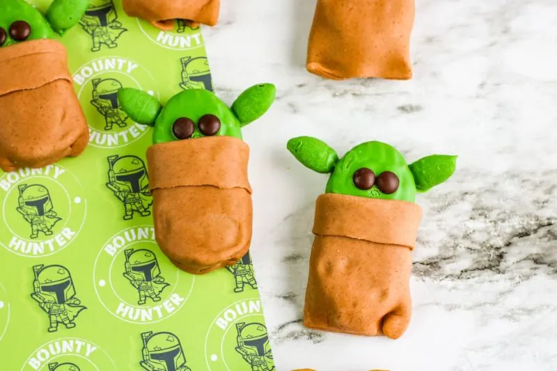 No-Bake Baby Yoda Cookies Recipe (A Great Star Wars Party Idea)