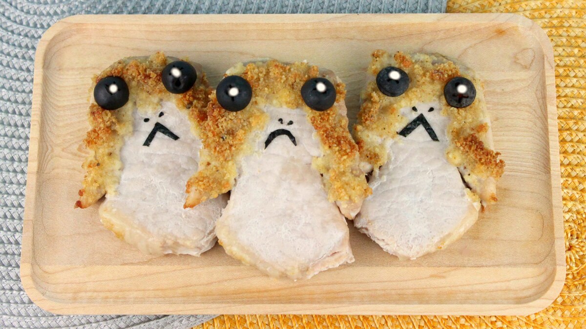 Porg Chops Star Wars Recipe