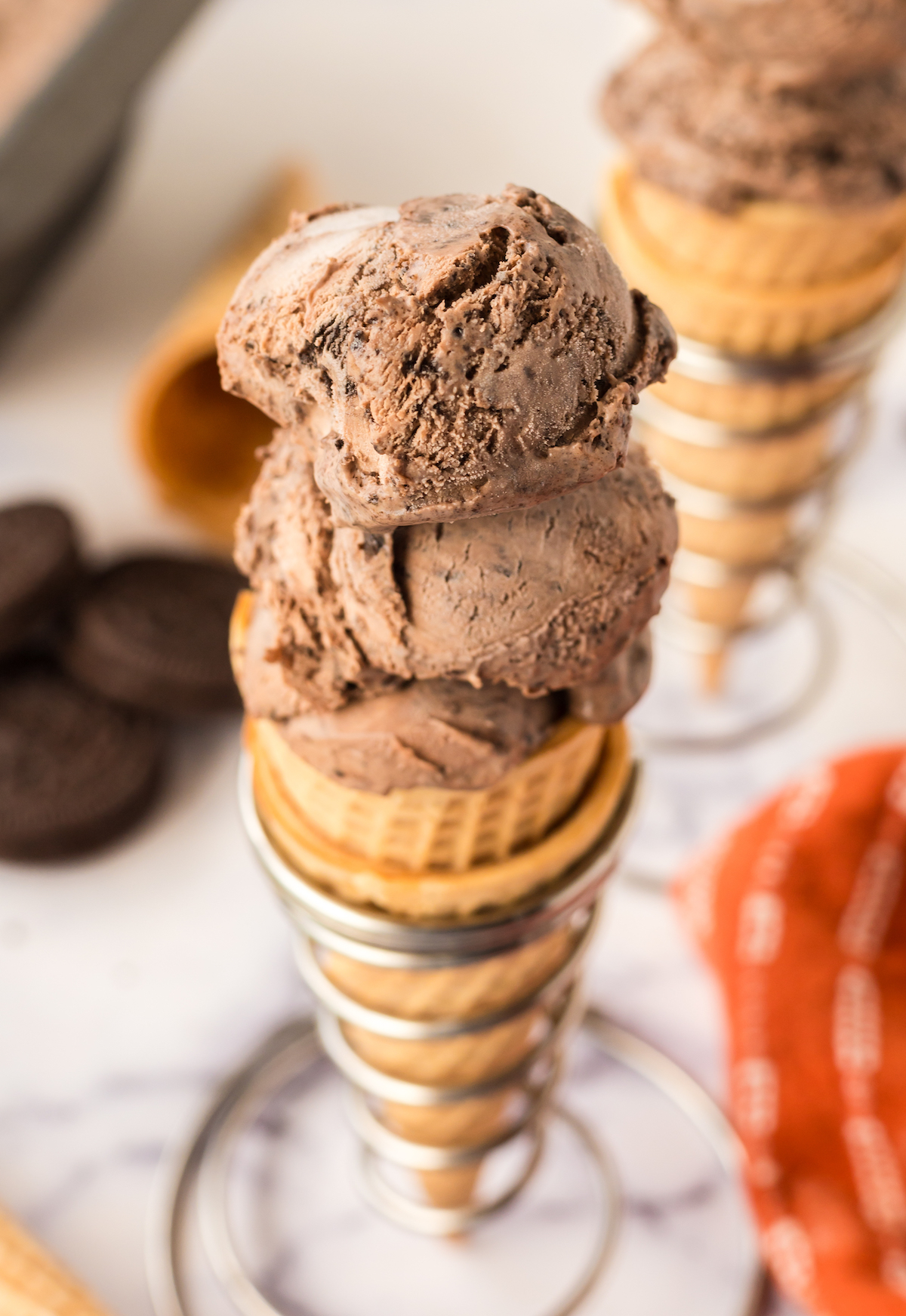 chocolate oreo ice cream