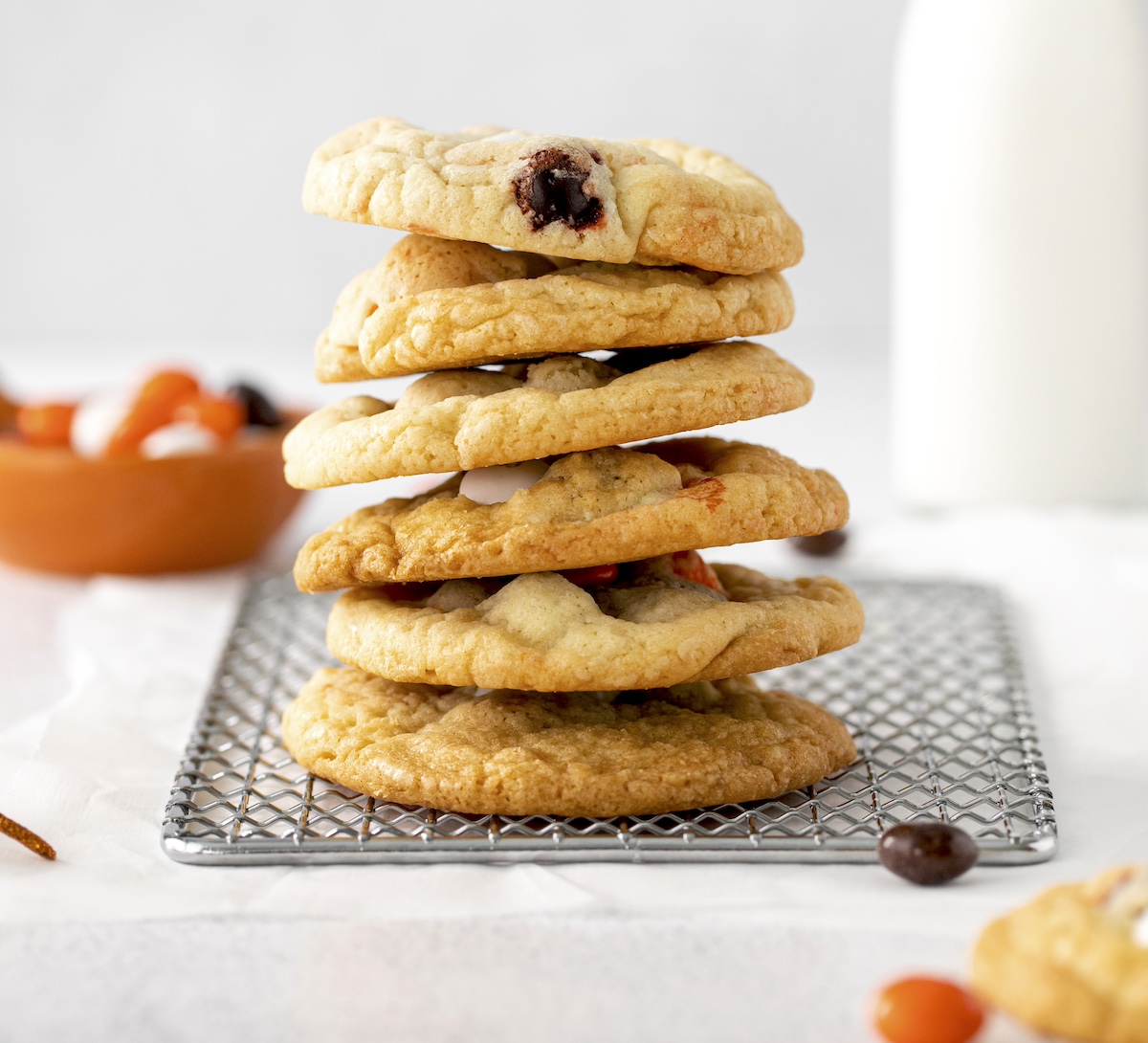 halloween m and m cookies