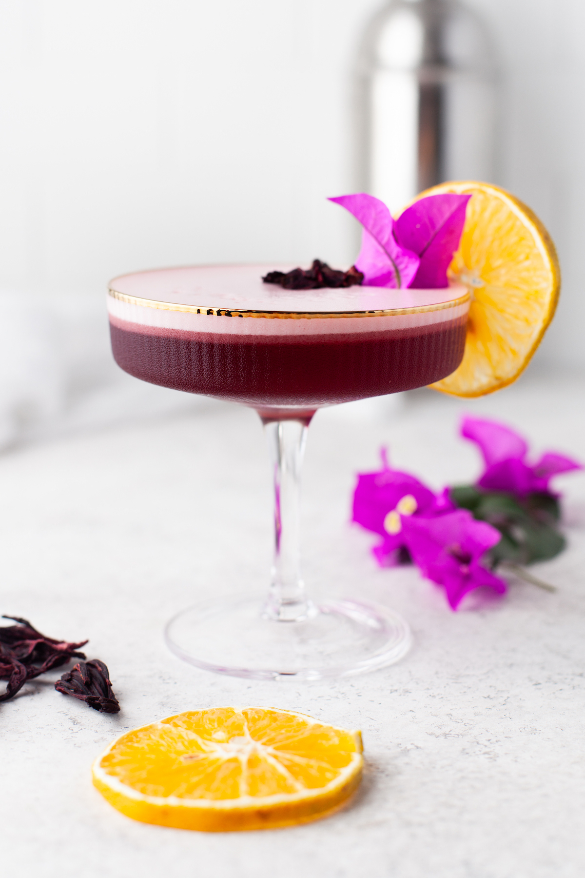 hibiscus gin cocktail
