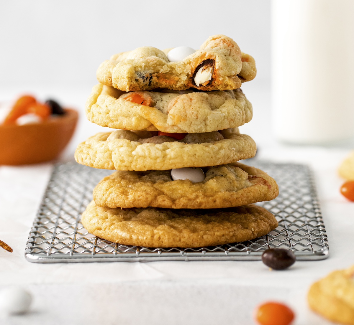 m&m halloween cookies recipe