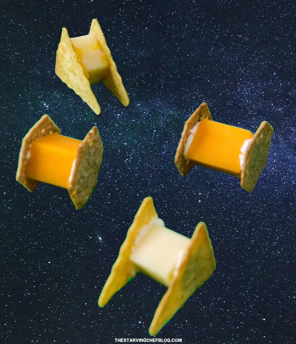 tie fighter chips star wars inspired snack recipe