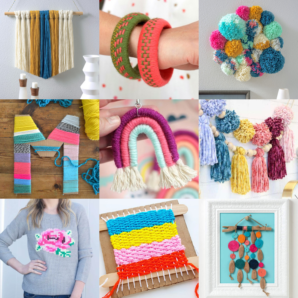 47 Outstanding Yarn Craft Ideas - FeltMagnet