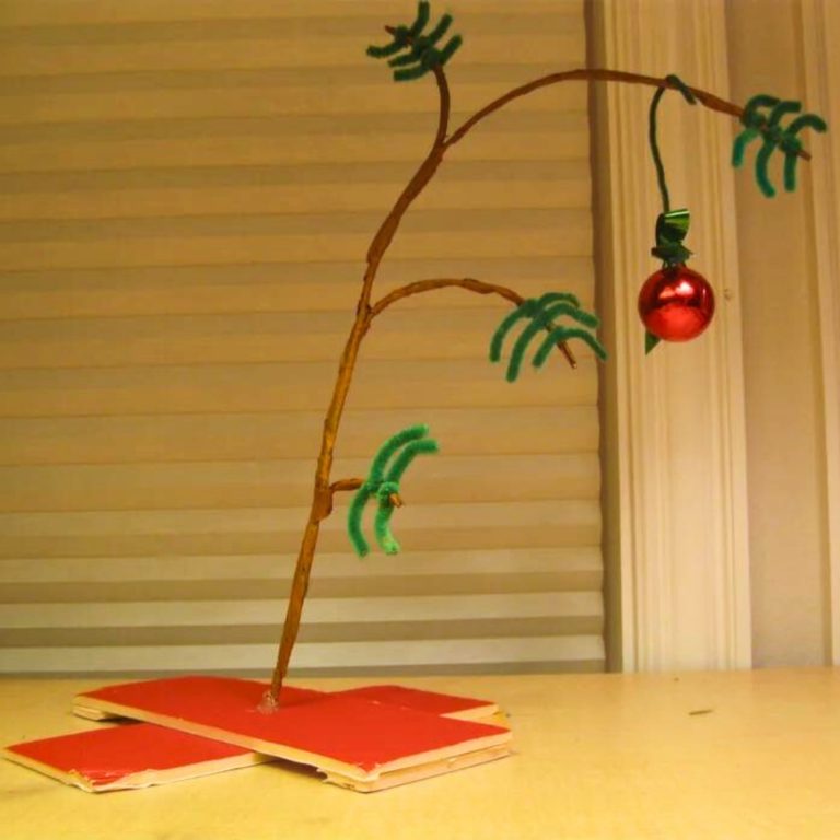 DIY Charlie Brown Christmas Tree