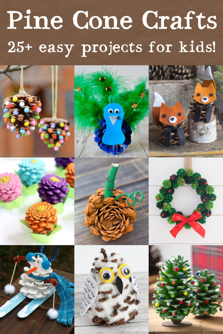 Creative Pine Cone Crafts For Kids: Nature Meets Imagination - Diy Candy