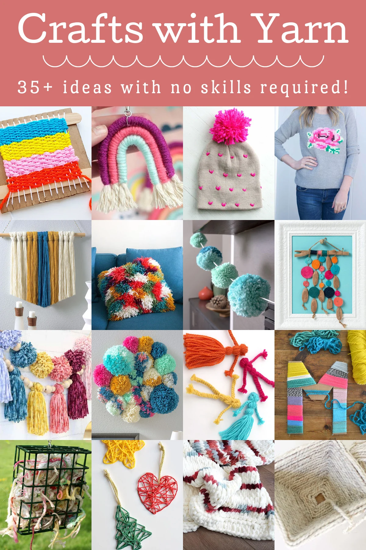 30 Pieces DIY Latch Hook Yarn for Handmake Craft Sewing Knitting