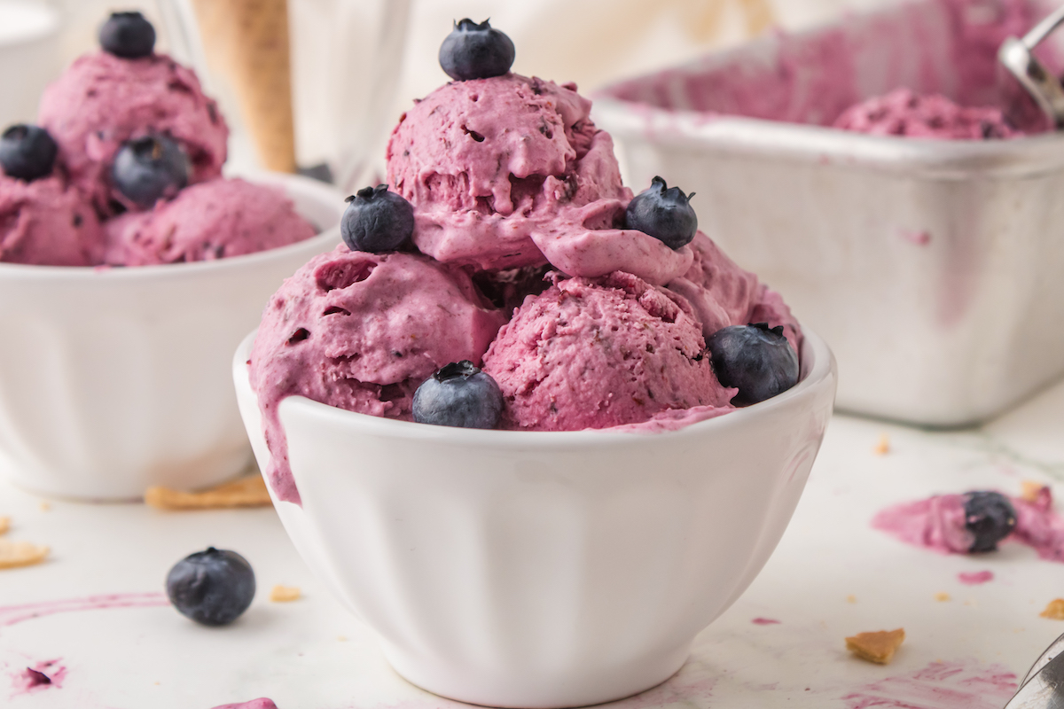blueberry ice cream recipe