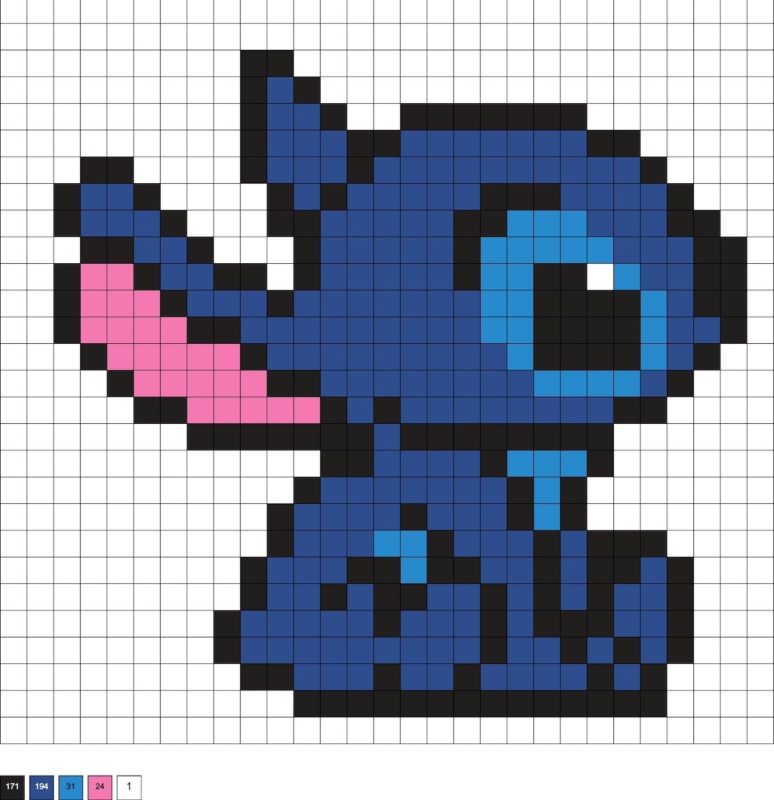 Stitch Perler Beads (20 Patterns!) - Diy Candy