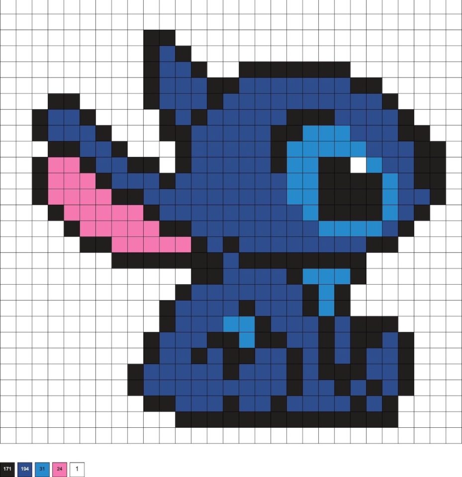 Stitch Perler Beads (20 Patterns!) - DIY Candy