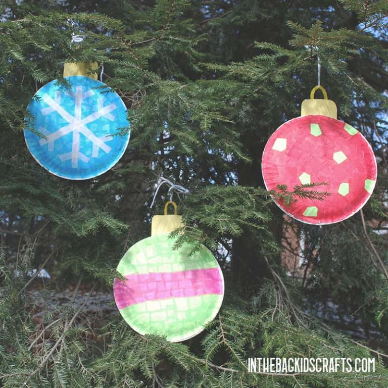 preschool christmas crafts oversized ornaments