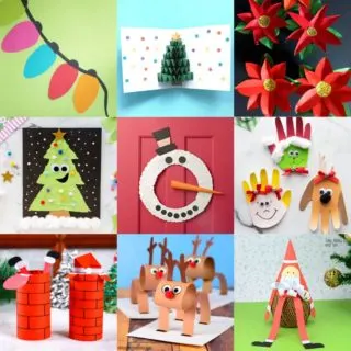 paper christmas crafts for kids