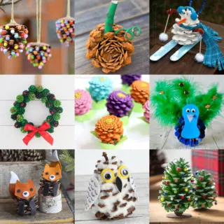 pine cone craft ideas for kids and preschoolers