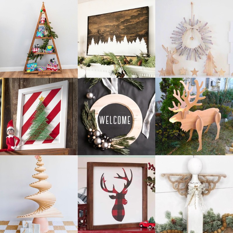 Festive DIY: Wooden Christmas Decorations for a Joyful Home - DIY Candy